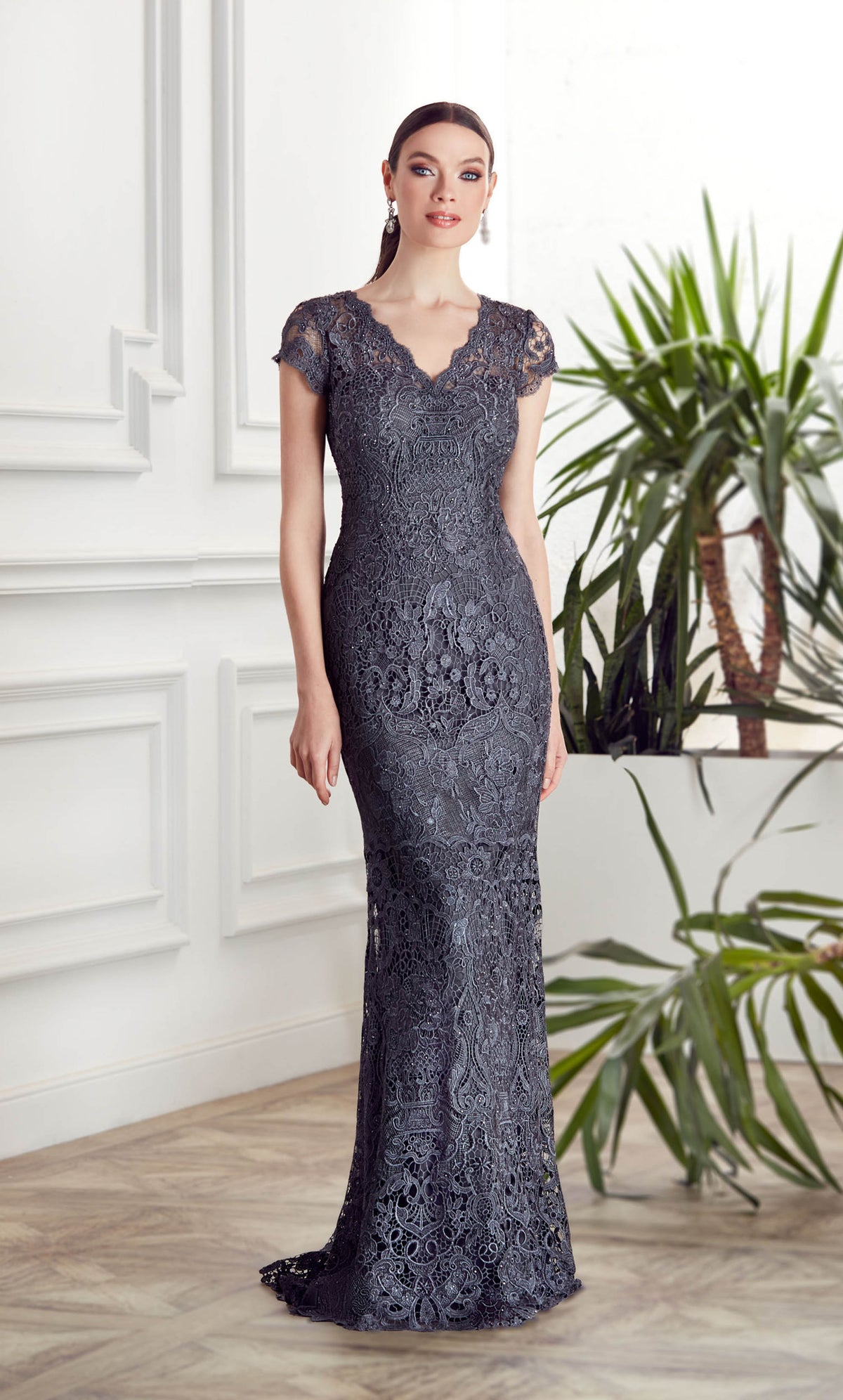 ALYCE Paris 27478 Special Occasion V-neck Chic Straight Dress