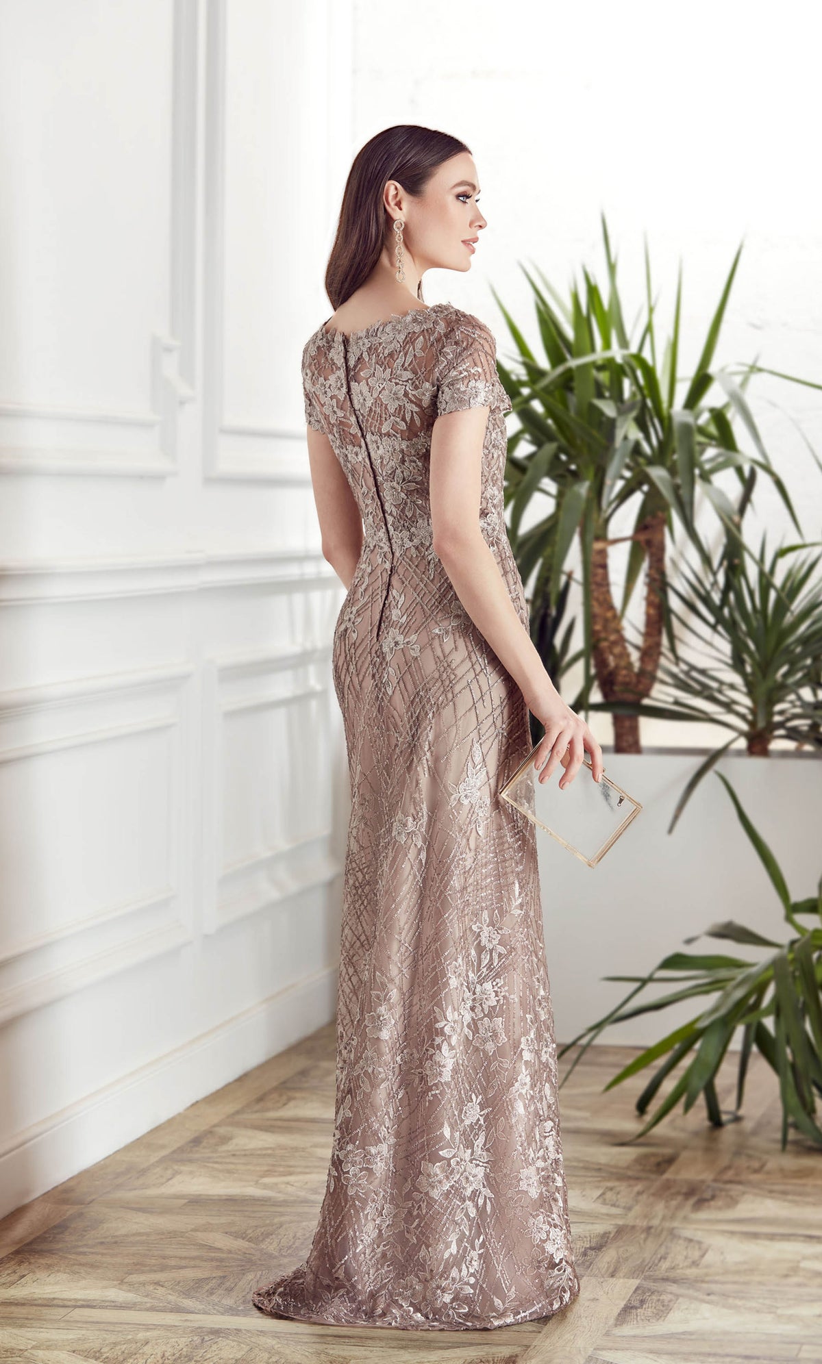 ALYCE Paris 27525 Special Occasion Illusion Embellished A Line Dress