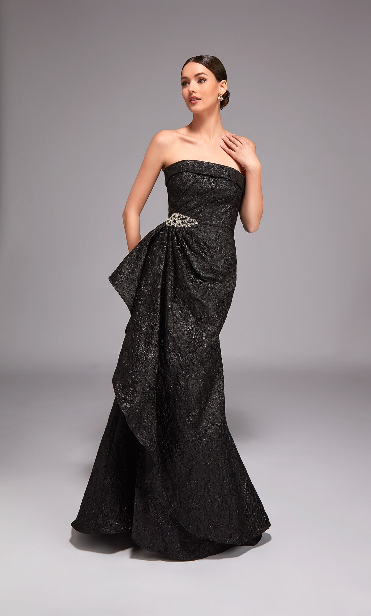ALYCE Paris 27818 Special Occasion Strapless Neckline Chic Fit N Flare Dress