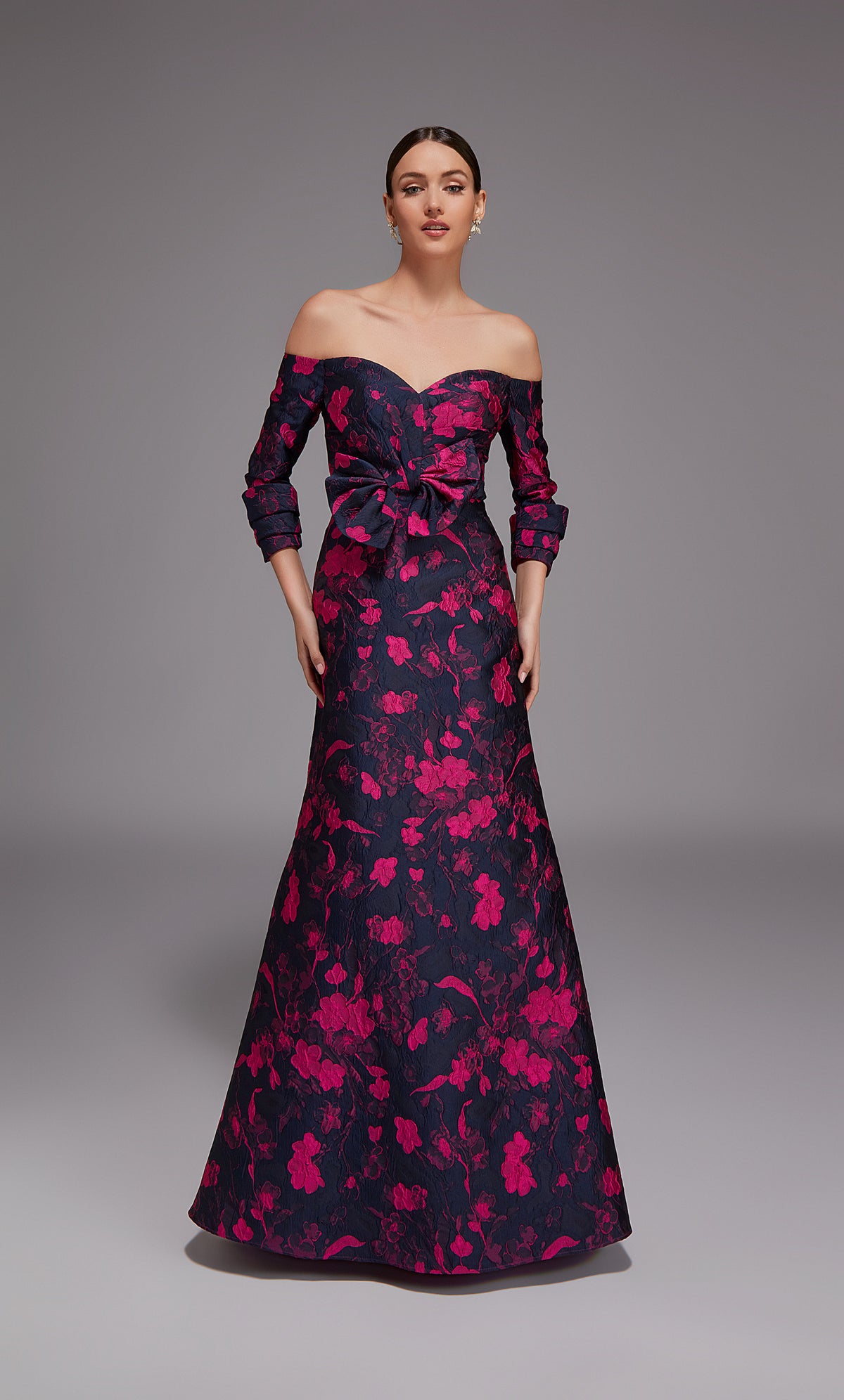 ALYCE Paris 27833 Special Occasion Off The Shoulder Neckline Elegant A Line Dress