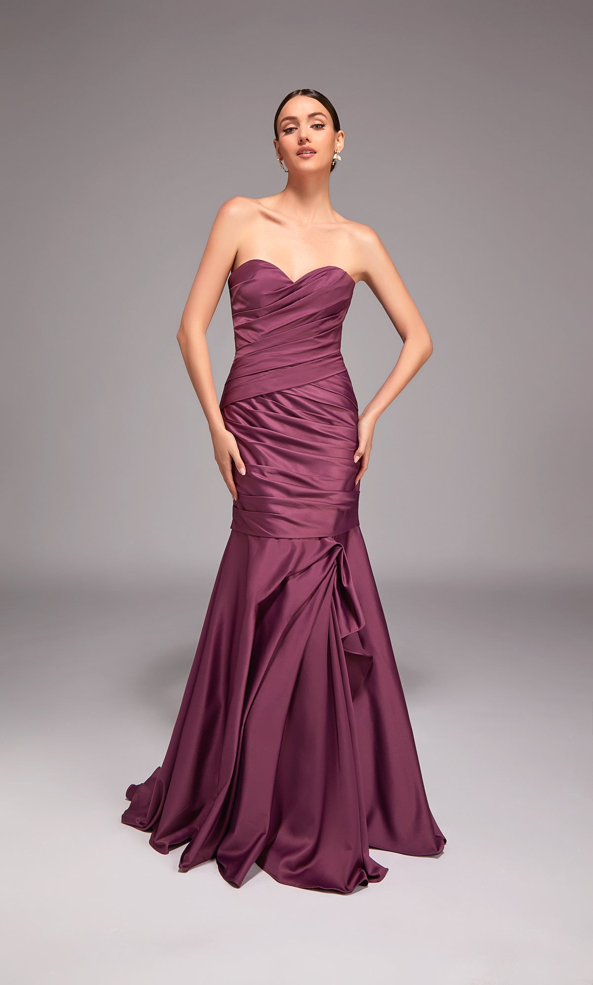 ALYCE Paris 27836 Special Occasion Off The Shoulder Neckline Ruched/draped Mermaid Dress