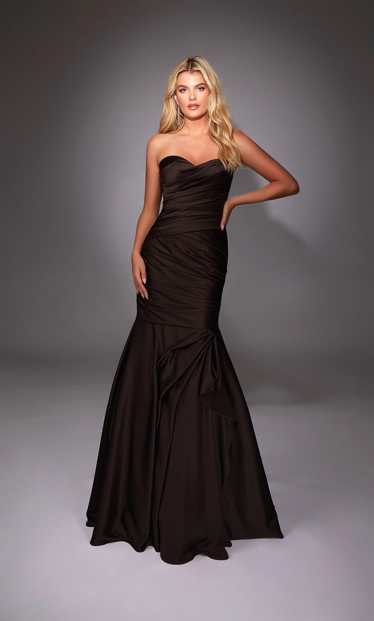 ALYCE Paris 27836 Special Occasion Off The Shoulder Neckline Ruched/draped Mermaid Dress
