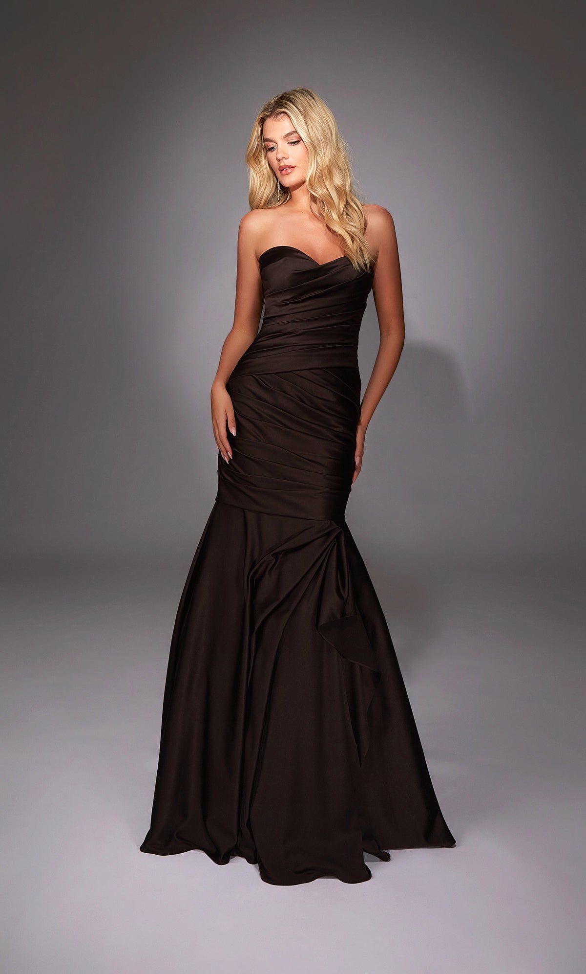 ALYCE Paris 27836 Special Occasion Off The Shoulder Neckline Ruched/draped Mermaid Dress