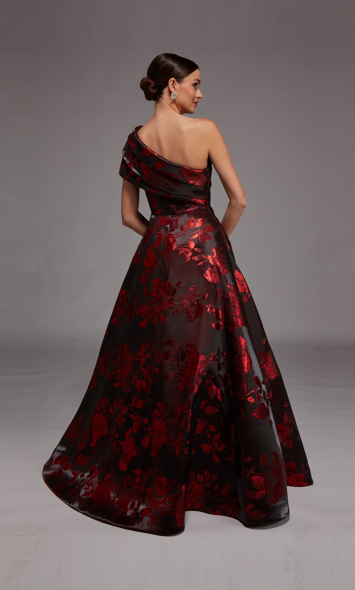 ALYCE Paris 27858 Special Occasion One Shoulder Neckline Ruched/draped A Line Dress