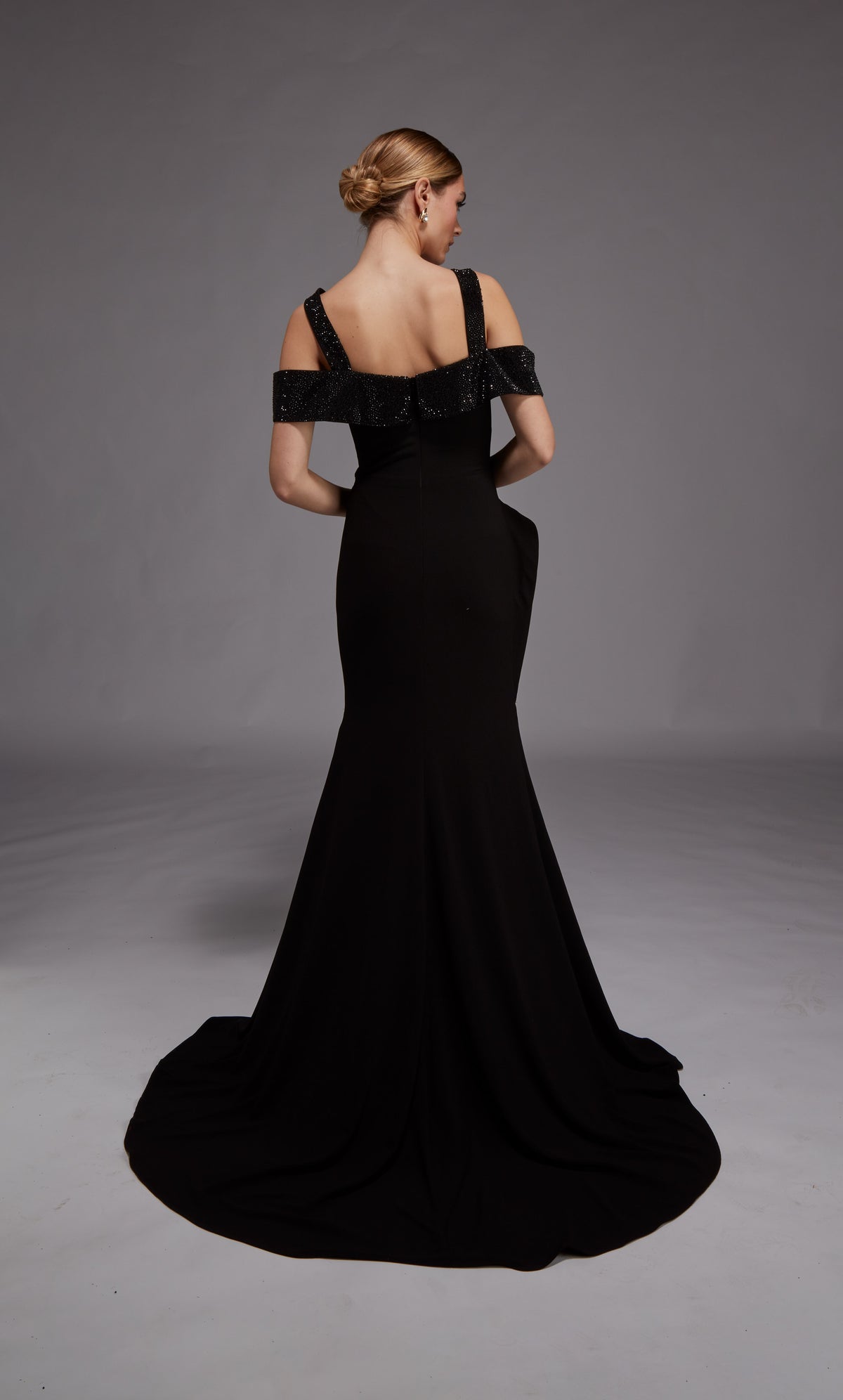 ALYCE Paris 27878 Special Occasion Off The Shoulder Neckline Chic Mermaid Dress