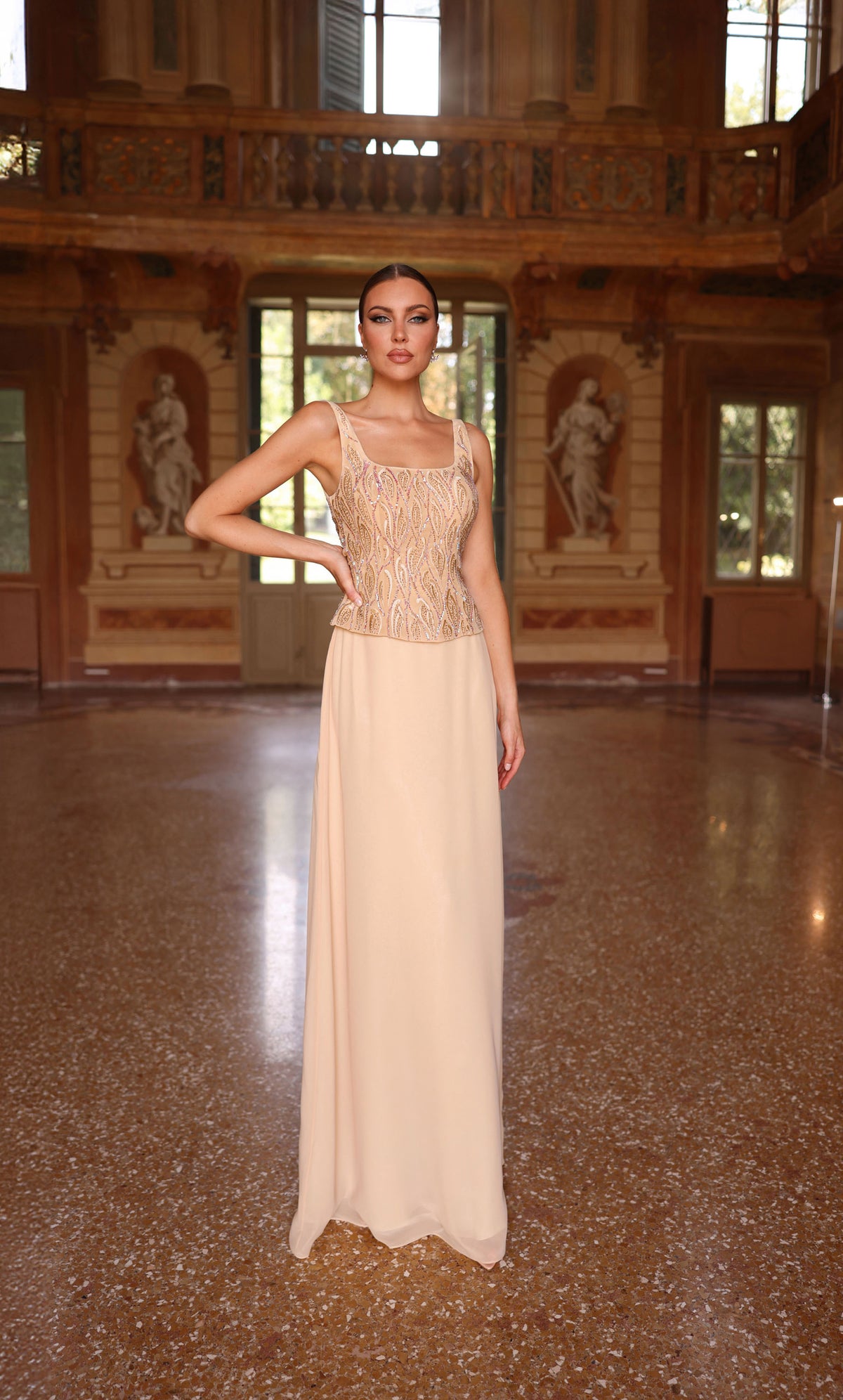 ALYCE Paris 29953 Special Occasion Scoop Two-piece Straight Dress