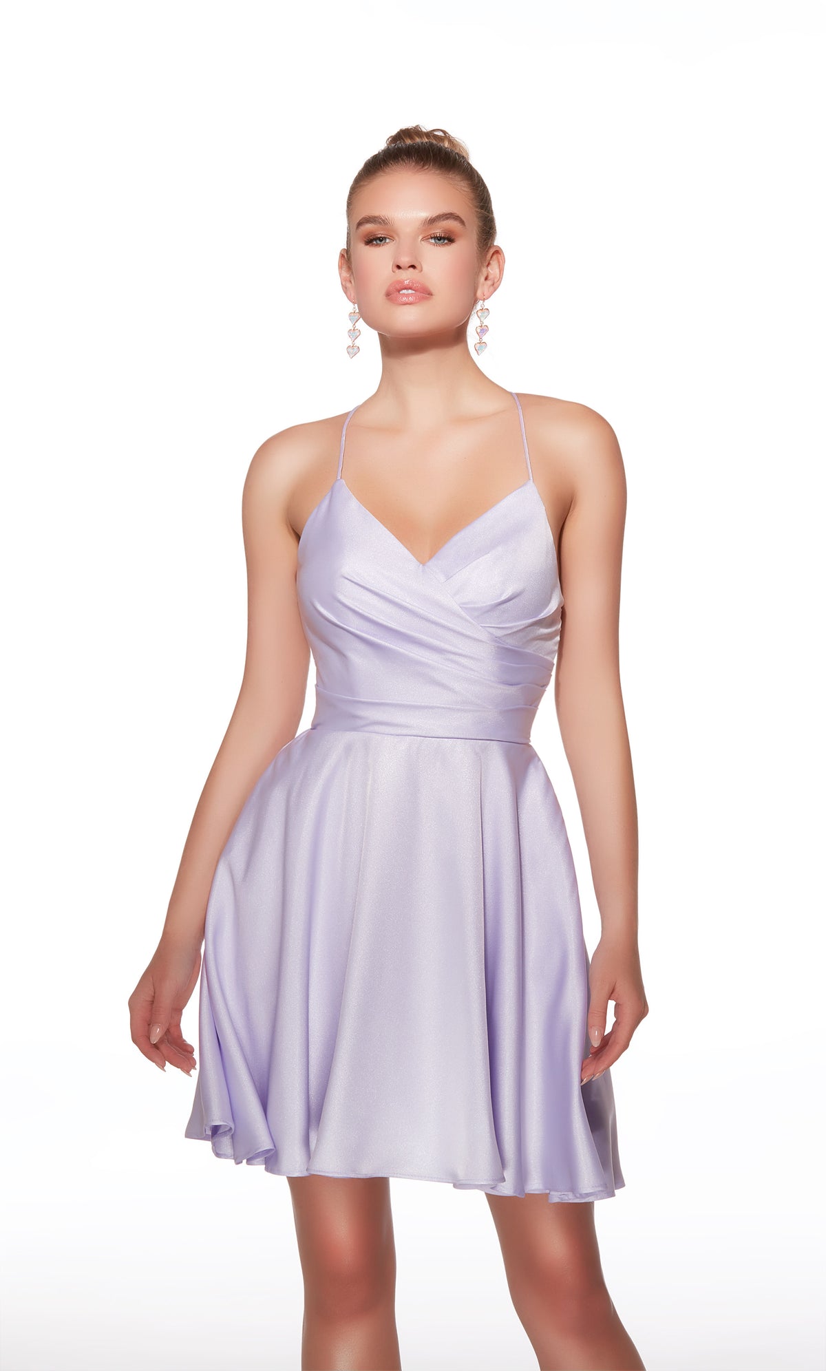 ALYCE Paris 30018 Homecoming Short V-neck Simple A Line Dress