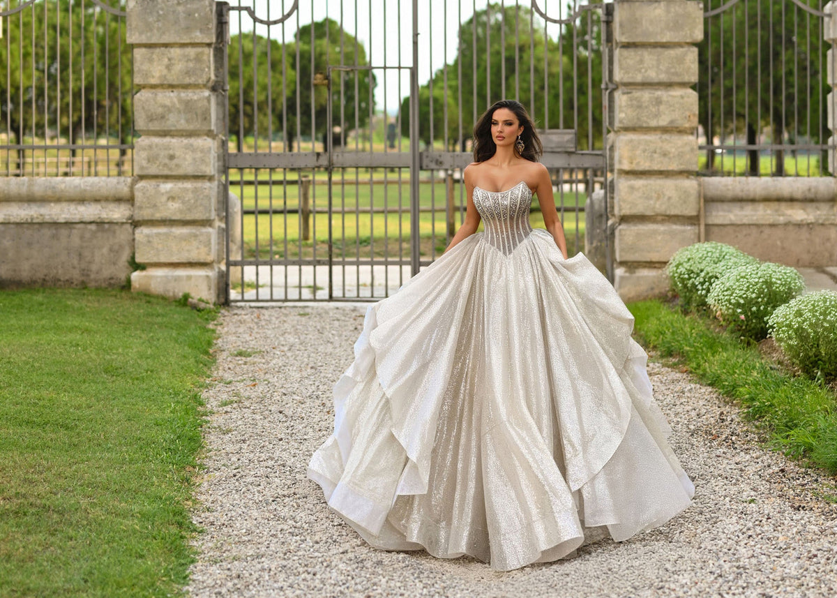 ALYCE Paris 61971 Alyce Long Strapless Corset Ballgown Dress