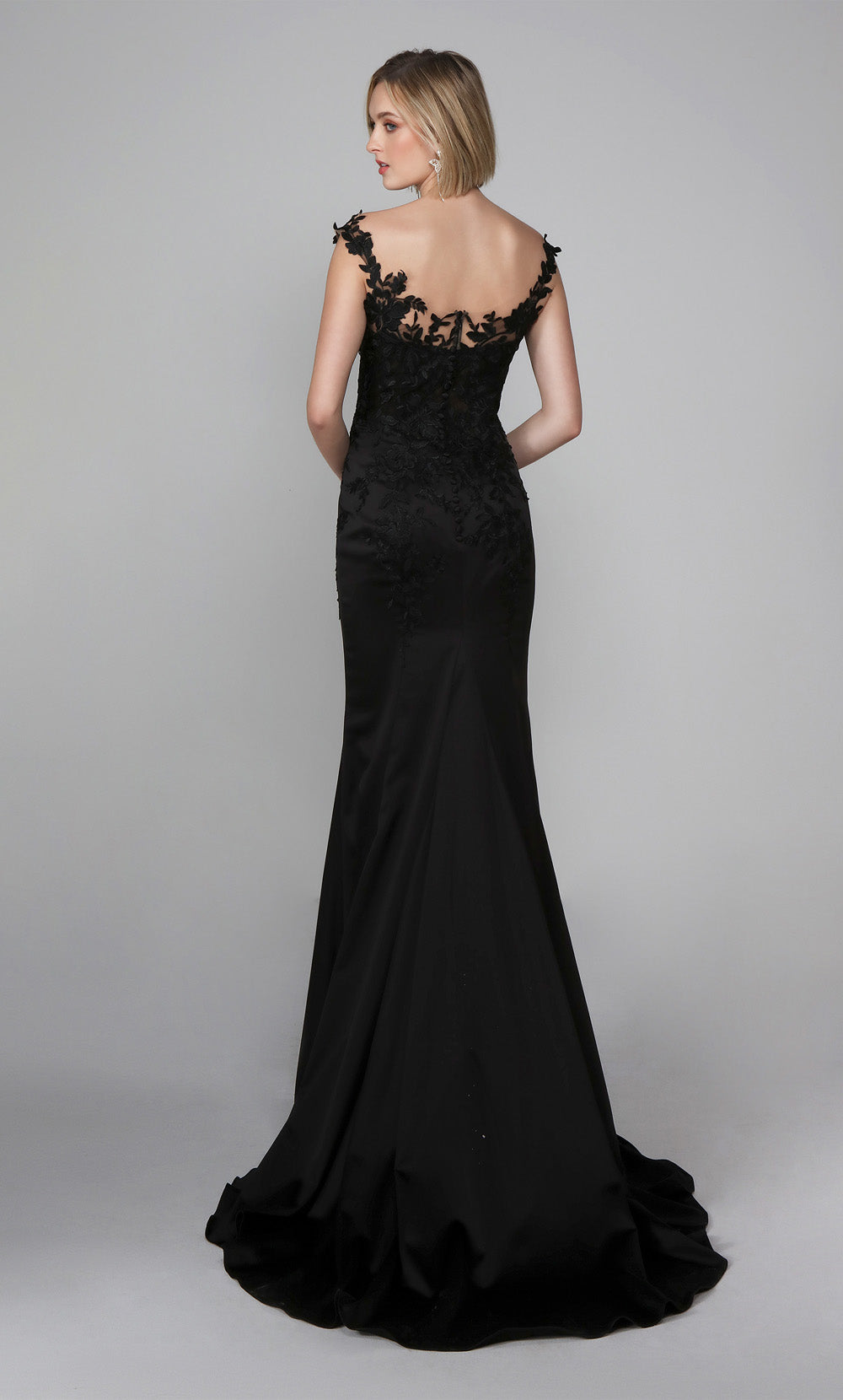 ALYCE Paris 7026 Bridal Off The Shoulder Sexy Fit N Flare Dress