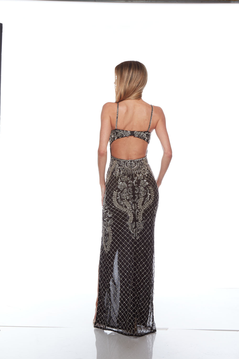 ALYCE Paris 88004 Scoop Embellished Straight Dress