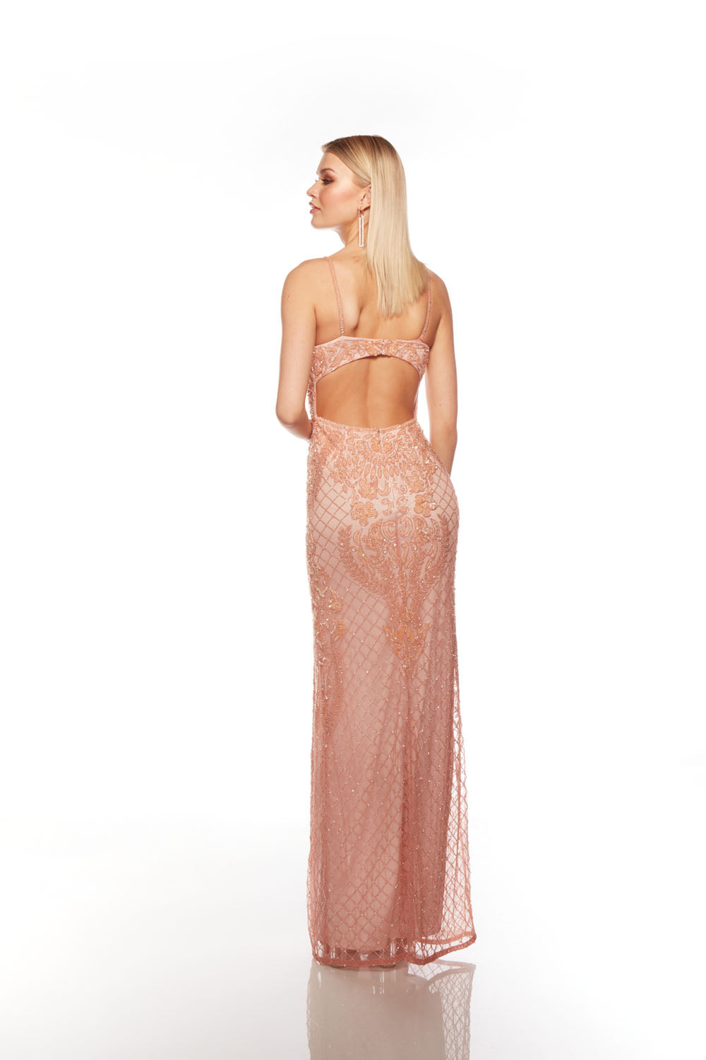 ALYCE Paris 88004 Scoop Embellished Straight Dress